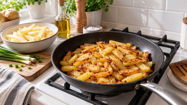 Как пожарить картошку