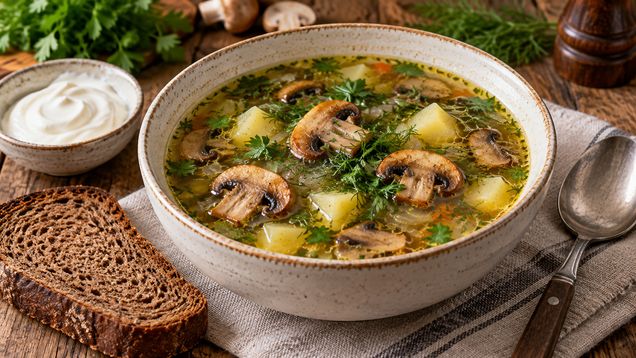 Как приготовить грибной суп